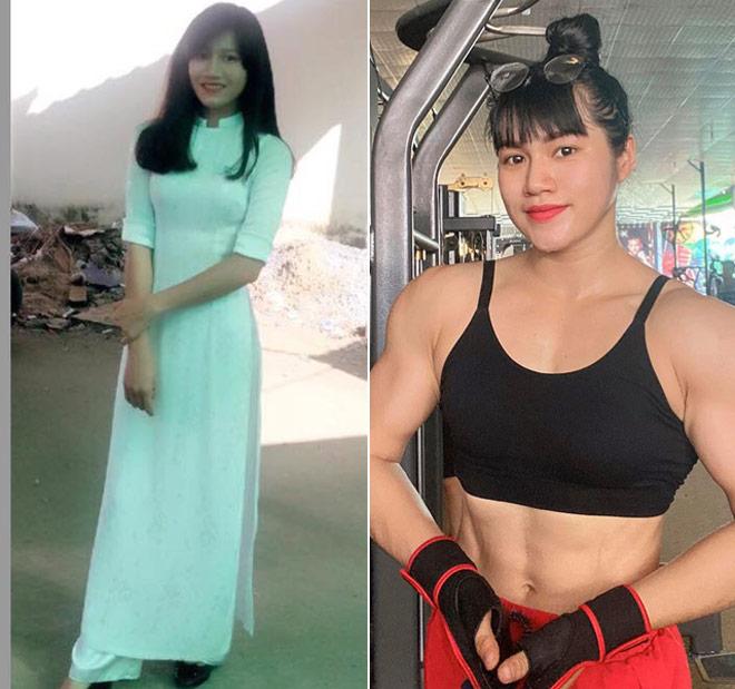 Cô gái 19 tuổi có gương mặt baby, cơ bắp cuồn cuộn giờ ra sao?-11