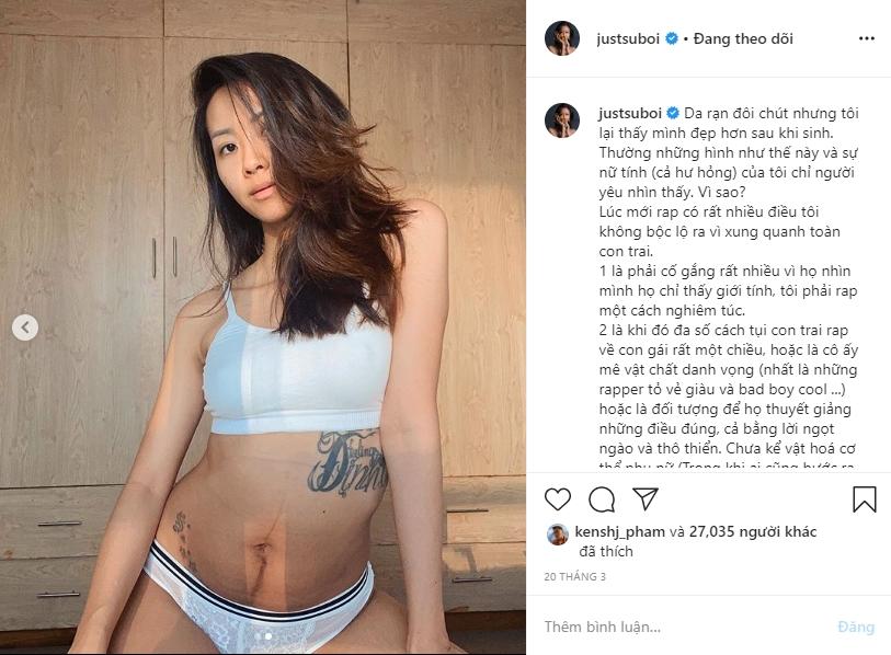 Suboi tiết lộ sự thật đằng sau việc giảm cân sau sinh nhanh khiến các mẹ bỉm sữa cũng phải gật gù-1