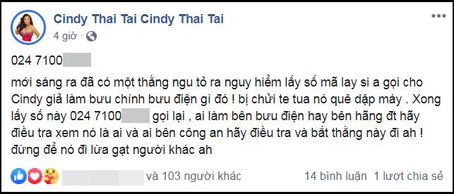 Cindy Thái Tài công khai số điện thoại kẻ lừa đảo chuyên nghiệp-1