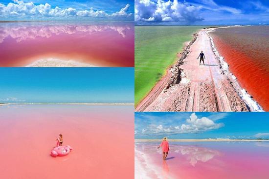 Hồ nước màu hồng đẹp tuyệt nhưng du khách tuyệt đối không được tắm