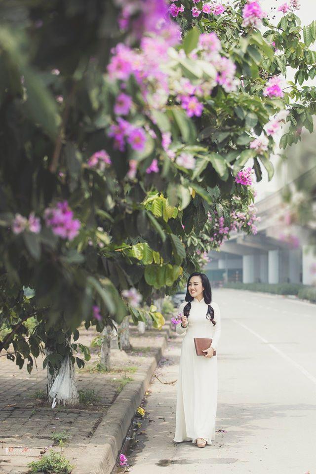 BTV Hoài Anh cưa sừng làm nghé với bộ ảnh áo dài, nghệ sĩ Công Lý cũng phải vào phản ứng-4