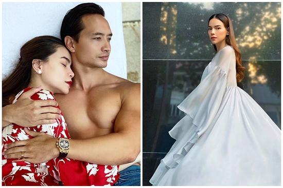 Trang phục che bụng bầu của Hà Hồ khi mang thai đôi