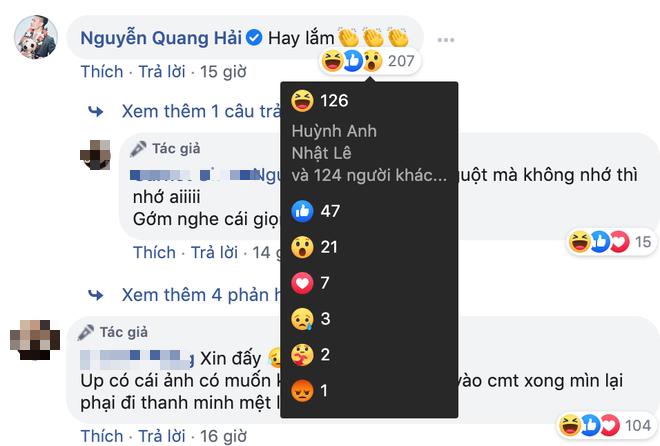 Dân mạng soi chuyện Huỳnh Anh - Nhật Lê cùng lúc có hành động giống nhau với Quang Hải-3