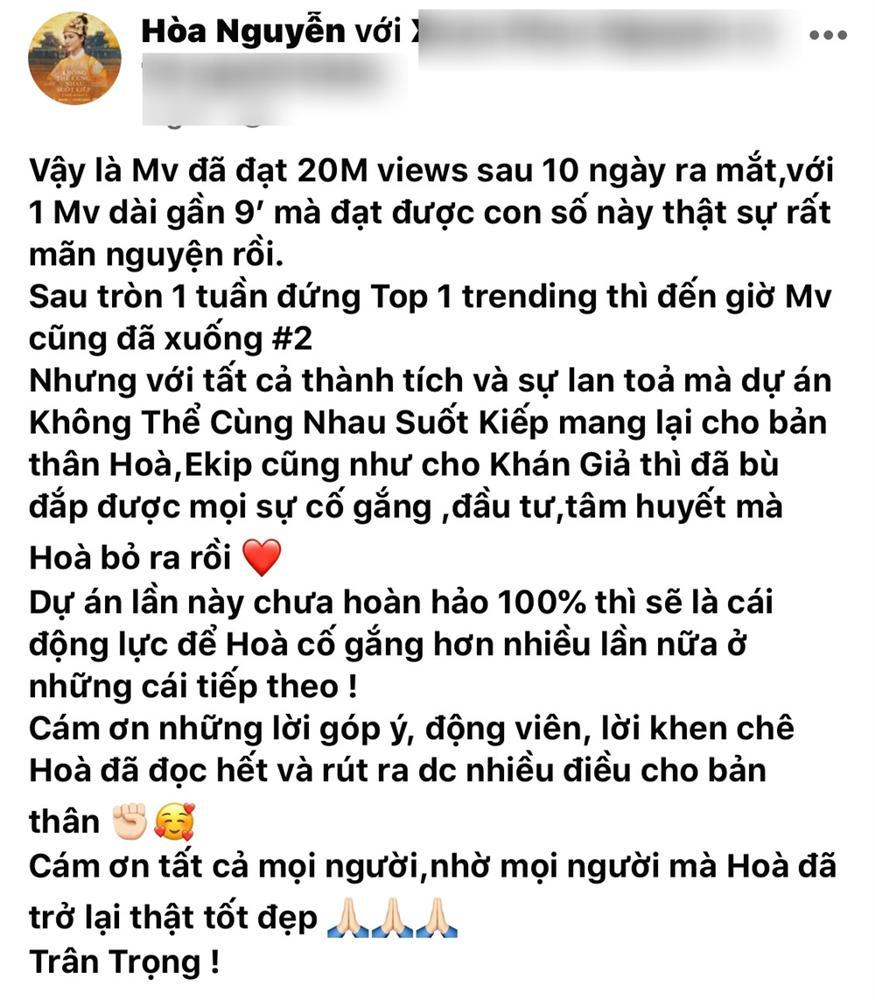 Hòa Minzy lên tiếng khi bị chê giọng yếu, so sánh với Bích Phương-3