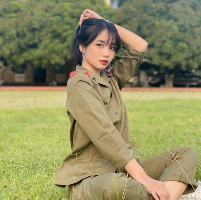 10X gây chú ý trong ảnh mặc đồ quân sự là hot girl Nam Định quen mặt-1