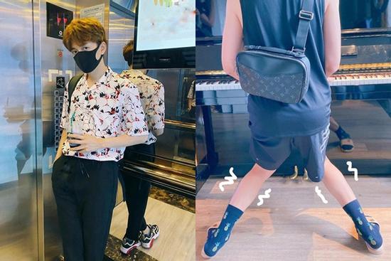 Ngô Kiến Huy lộ chân tong teo như que củi, body phong độ đã bỏ anh mà đi thật rồi!