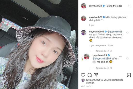 2 tuần sau tin đồn bị ông xã đánh đập, vợ Duy Mạnh tự nhận là 'gái chưa chồng'