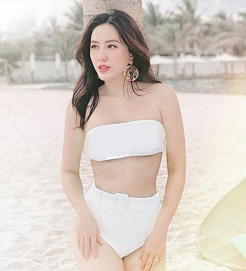 Giàu mà tiết kiệm như Bảo Thy thì ông xã đại gia được nhờ quá: 1 bộ áo tắm photoshop thành nhiều màu tha hồ sống ảo-1