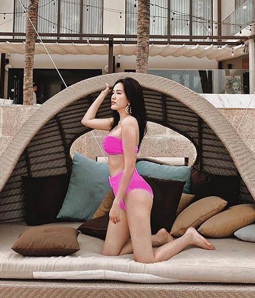 Giàu mà tiết kiệm như Bảo Thy thì ông xã đại gia được nhờ quá: 1 bộ áo tắm photoshop thành nhiều màu tha hồ sống ảo-5