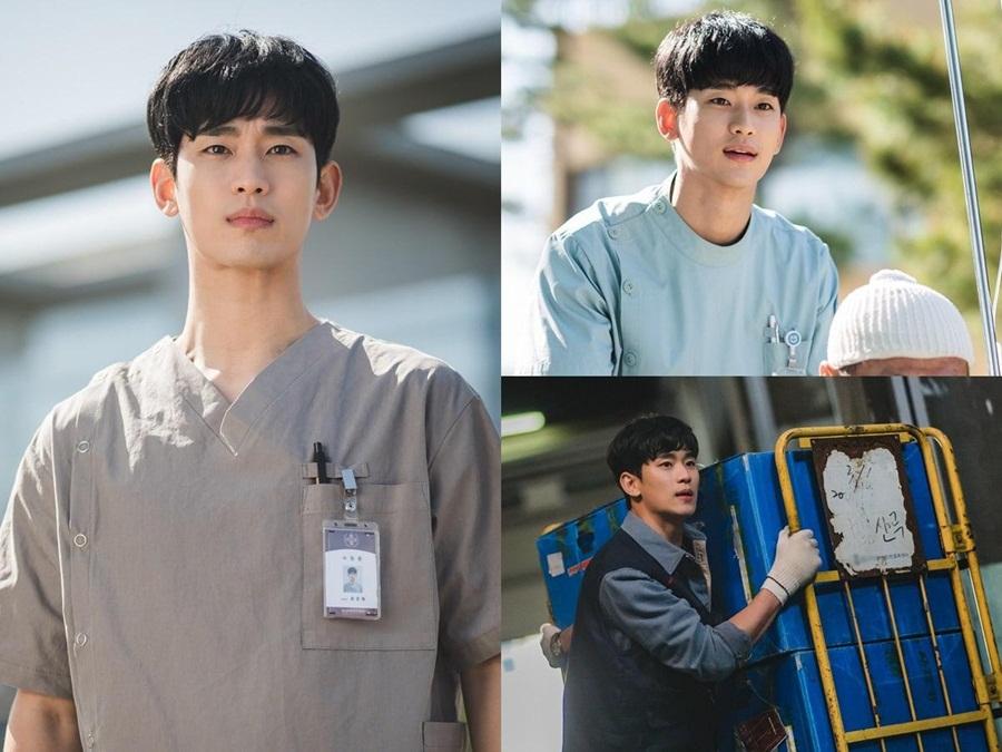 Tạo hình đầu tiên của Kim Soo Hyun trong bộ phim truyền hình mới "Psycho But It's Okay". Đây đồng thời là phim đầu tay của nam diễn viên sau khi xuất ngũ.