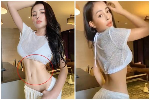 Khoe eo 49cm Ngọc Trinh còn thua xa, Ngân 98 lộ vòng 2 phì nhiêu qua ảnh chụp của team qua đường-7
