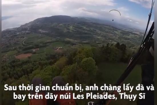 Người đàn ông gặp tai nạn dù lượn thoát chết trong gang tấc