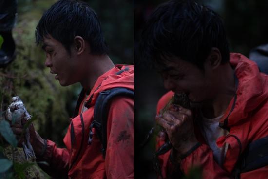 Diễn viên phim sinh tồn 'Tà Năng Phan Dũng' phải ăn 3 con ếch sống khi vào vai phượt thủ