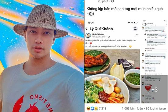 Hú hồn Lý Quí Khánh: Miệng nói bán đồ ăn online đắt khách, thực tế phải 'tag' tên từng người mời mua