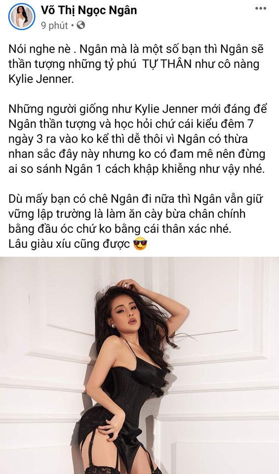 Ngân 98 bị nghi khịa Ngọc Trinh: Tôi cày bừa chân chính, không kiếm tiền bằng thân xác-2