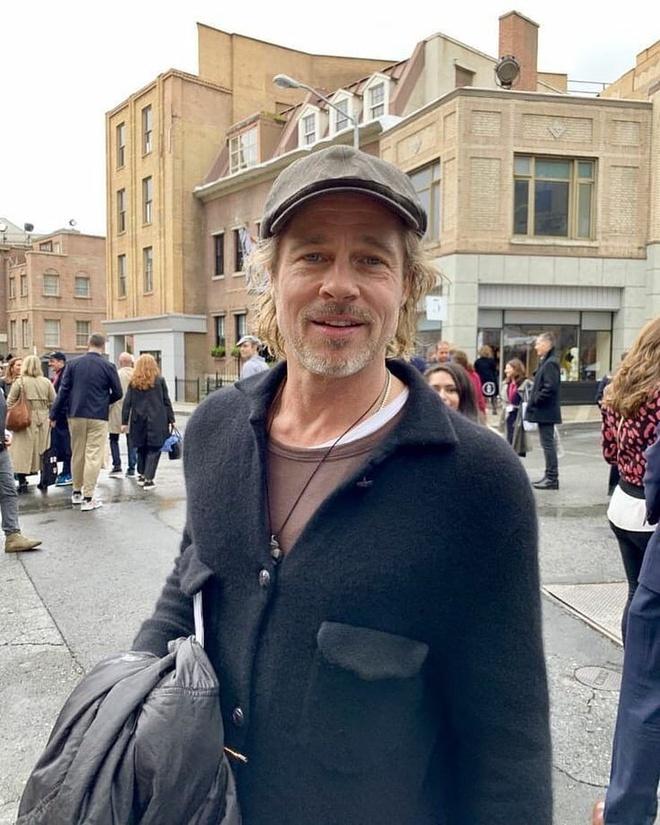 Brad Pitt trông kém sắc sau nhiều tháng không cắt tóc-3