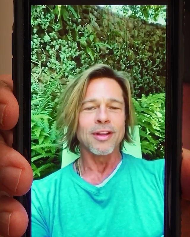 Brad Pitt trông kém sắc sau nhiều tháng không cắt tóc-4