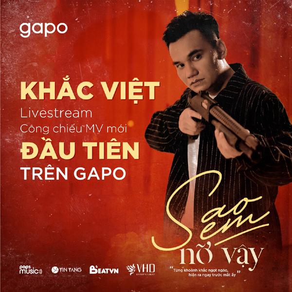 Khắc Việt livestream MV mới trên nền tảng mạng xã hội Việt-1