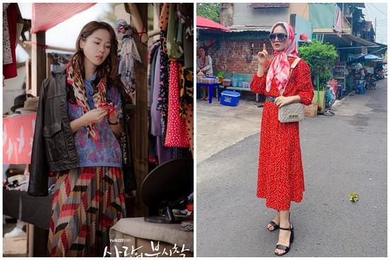 Lên đồ hóa gái quê như Son Ye Jin, Lan Phương nhận cái kết 'đắng' vì ham phụ kiện quá đà