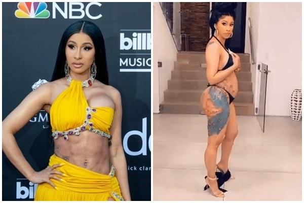 Cardi B diện bikini catwalk nhưng màn thả bụng bia mới là yếu tố gây cười-3