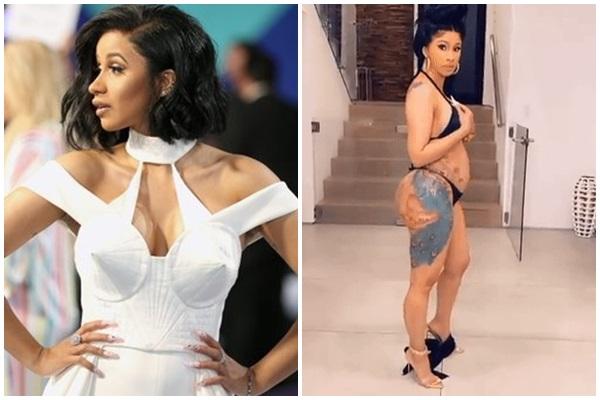 Cardi B diện bikini catwalk nhưng màn thả bụng bia mới là yếu tố gây cười-4