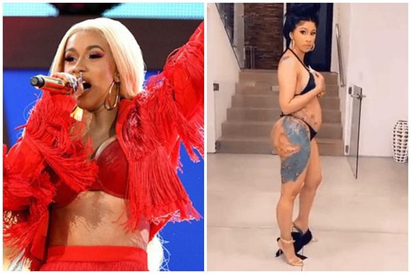 Cardi B wears a bikini on the catwalk, but the beer belly drop is the funny factor -5