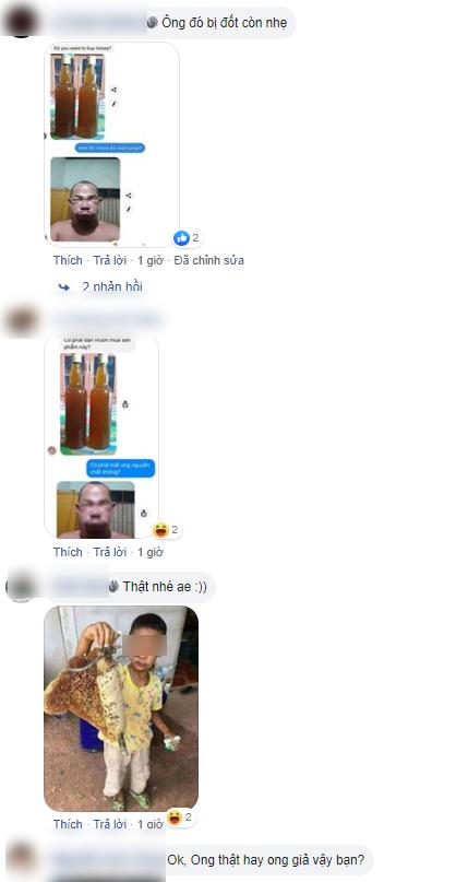 Chàng trai bán mật ong online với màn chốt đơn cực gắt khi lấy ảnh bị ong đốt sưng vêu miệng làm bằng chứng về chất lượng sản phẩm-2