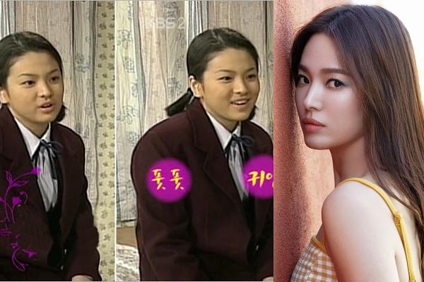 Song Hye Kyo: Ít người biết rằng Song Hye Kyo cũng từng góp mặt trong Mối tình đầu. Thời điểm đó, nữ diễn viên vừa tròn 15 tuổi, vào vai nữ sinh trung học do Hiếu Kiêng dạy kèm. 24 năm trôi qua, Song Hye Kyo đã trở thành một trong những minh tinh hàng đầu xứ sở kim chi. Dù vướng vào nhiều lùm xùm về đời tư, khán giả vẫn luôn công nhận cô là một trong những diễn viên xinh đẹp nhất ngành giải trí, là 