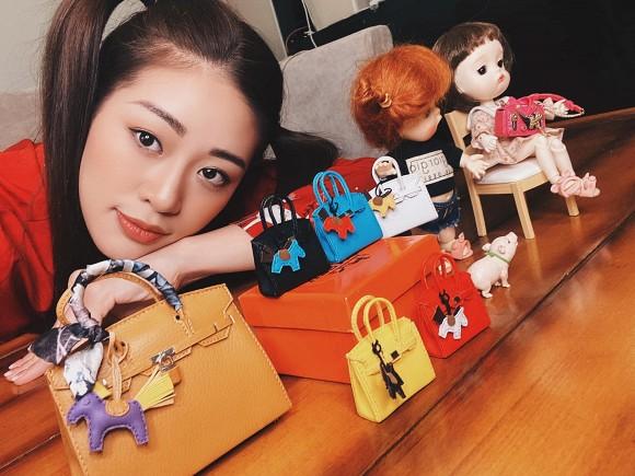 Hoa hậu Khánh Vân đập hộp một lèo loạt túi Hermès, Moschino với giá siêu khủng-1