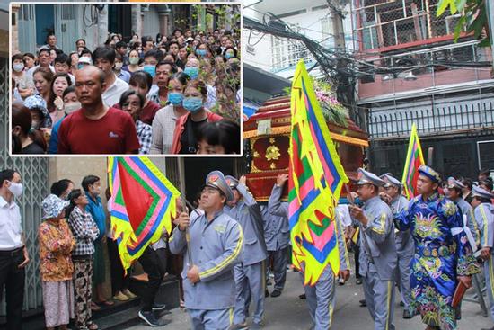 Dòng người nấc nghẹn, tiễn đưa học sinh lớp 6 bị cây đổ tử vong về nơi an nghỉ cuối cùng