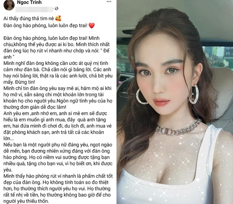 Ngọc Trinh: Phẩm chất tốt đẹp của đàn ông là rút ví nhanh-1