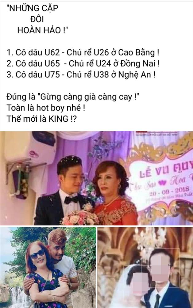 Xôn xao cô dâu 75 tuổi có vòng 1 ngộp thở chụp ảnh cưới với chú rể 34 tuổi ở Nghệ An-3