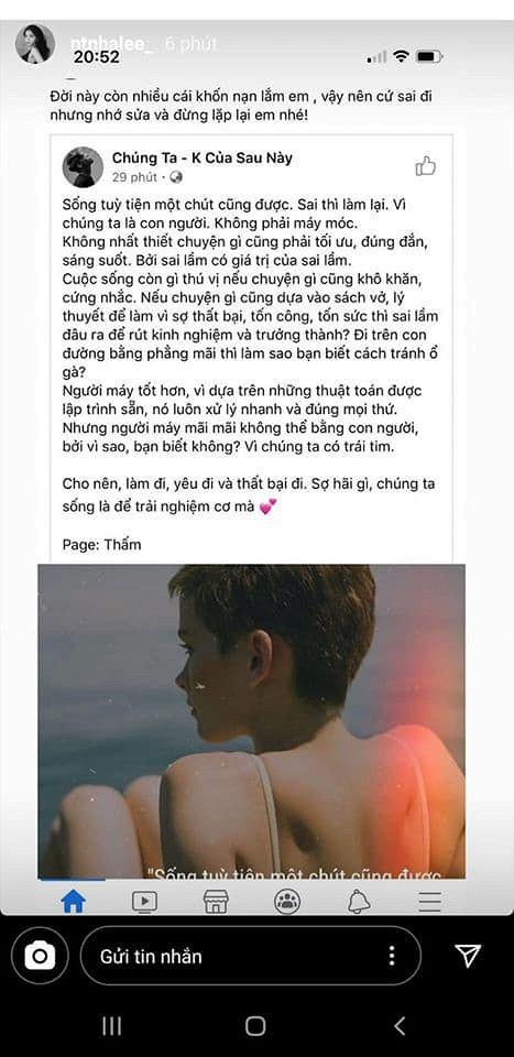 Quang Hải an yên hạnh phúc bên người mới, Nhật Lê đăng status ám chỉ cuộc đời lắm cái xấu xa-4