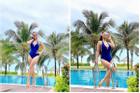 Lâu lâu diện bikini, Thúy Hạnh được siêu mẫu Hà Anh khen ngợi