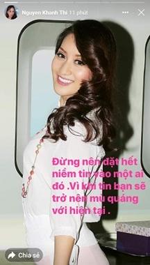 Hôn nhân đang hạnh phúc, Khánh Thi gây hoang mang khi liên tục treo status tâm trạng-1