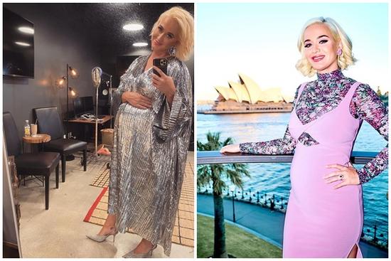 Katy Perry mặc váy bầu lộng lẫy có giá 4.400 USD