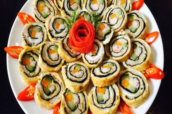 Phiên bản trứng cuộn đơn giản cho 2 người ăn-1