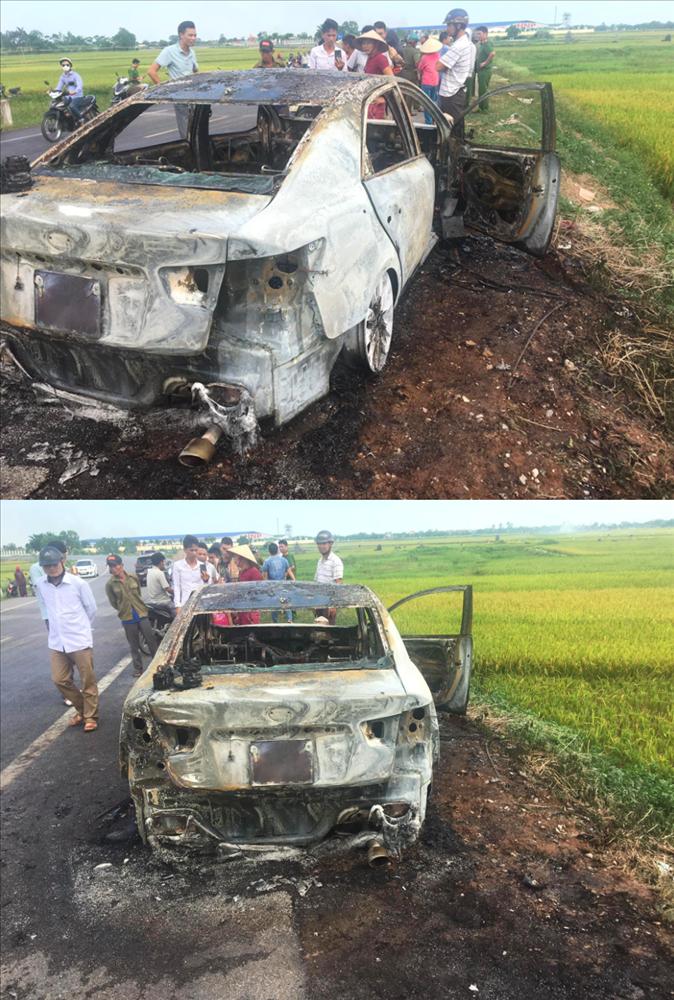 Clip: Ô tô cháy ngùn ngụt, tài xế gào khóc nhờ người chui vào lấy hộ giấy tờ vì Em non gan lắm-2