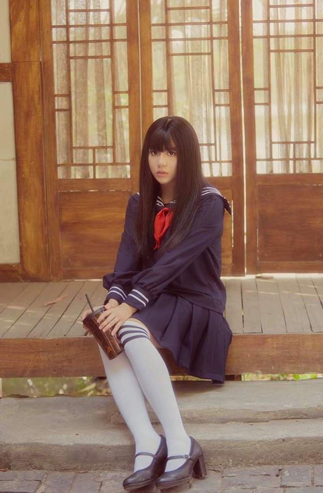 Hóa thân nữ sinh Nhật Bản, Duy Khánh đẹp vi diệu vẫn bị dân mạng nhận xét giống búp bê người lớn-1