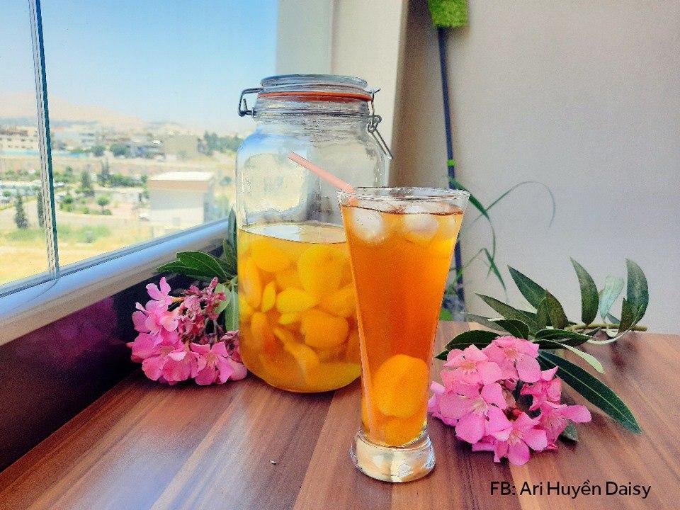 Học cách làm đào ngâm và pha trà đào tuyệt ngon của 9X tha hồ giải nhiệt mùa hè-8