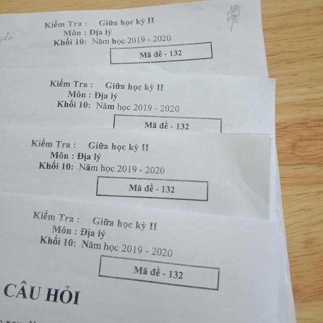 Thầy giáo bảo cả lớp chung mã đề, học sinh hú hét mừng rỡ nhưng chợt nhận ra cú lừa khi soi chi tiết khó đỡ-1