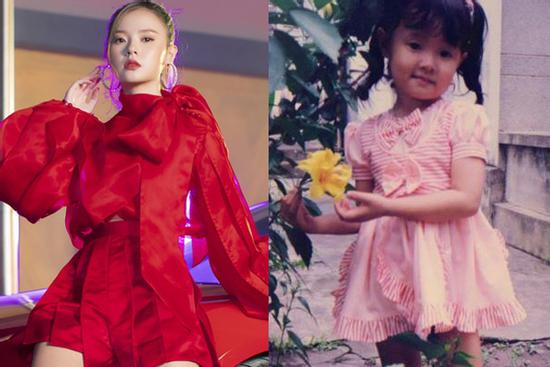 Đăng ảnh ngày bé, Midu làm fans thích thú với phong cách thời trang chuẩn dân chơi