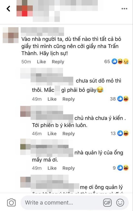 Trấn Thành bị cư dân mạng ý kiến vì không cởi giày trong clip làm việc với người tung tin đồn-3