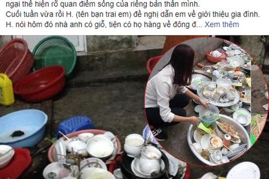 Về ra mắt nhà bạn trai, rửa 15 mâm bát lại còn nghe câu nói xé lòng, cô gái đứng phắt dậy ra về