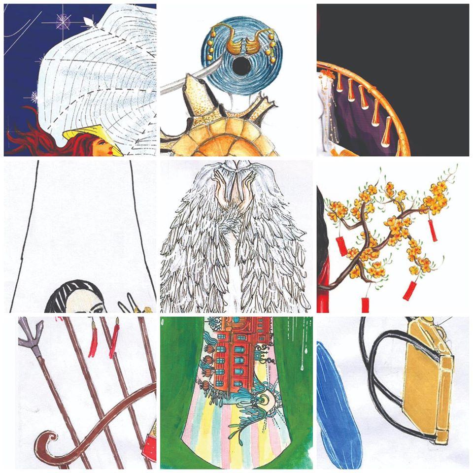 Sau Quốc phục Miss Cai Lậy 7 miếng đất, xuất hiện thêm trang phục dân tộc chống Covid-19 siêu lạ cho Khánh Vân-1