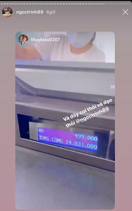 Ngọc Trinh gây choáng khi chỉ đi dạo sương sương thôi cũng tốn hơn 14 triệu đồng-3