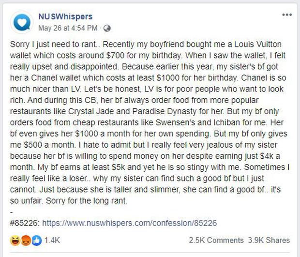 Bạn trai tặng ví Louis Vuitton giá 11 triệu đồng, cô gái bĩu môi chê: LV chỉ dành cho lũ dân chơi nửa mùa-2