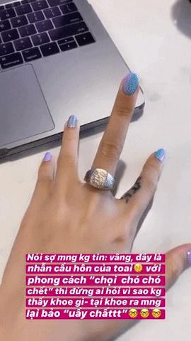 Tóc Tiên lần đầu hé lộ nhẫn cầu hôn của Hoàng Touliver: Thế nào mà chủ nhân bảo chẳng dám khoe bấy lâu nay?-1