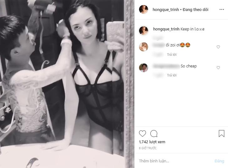 Hồng Quế đốt Facebook bằng ảnh nội y ren hở 95% cơ thể-3