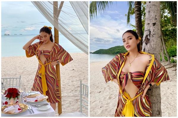 Kỳ Duyên kéo chân dài như nấc thang lên thiên đường: 1 phần đầu - 11 phần thân-5